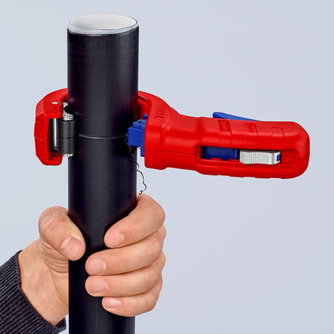KNIPEX 90 23 01 BK DP50 Pipe Cutter for plastic drain pipes