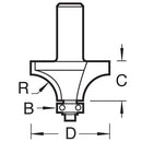 Trend Tools 90/25X1/2TC Bull Nose Combination Cutter