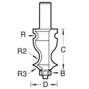 Trend Tools 90/4X1/2TC Multi-Mould Cutter