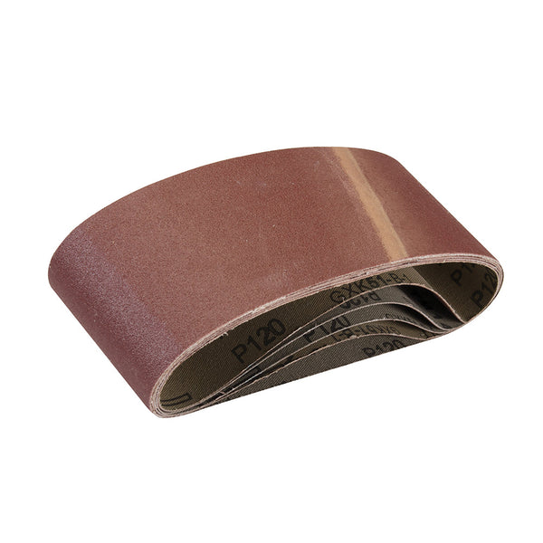 Silverline 901495 Sanding Belts 75 x 457mm 5pk