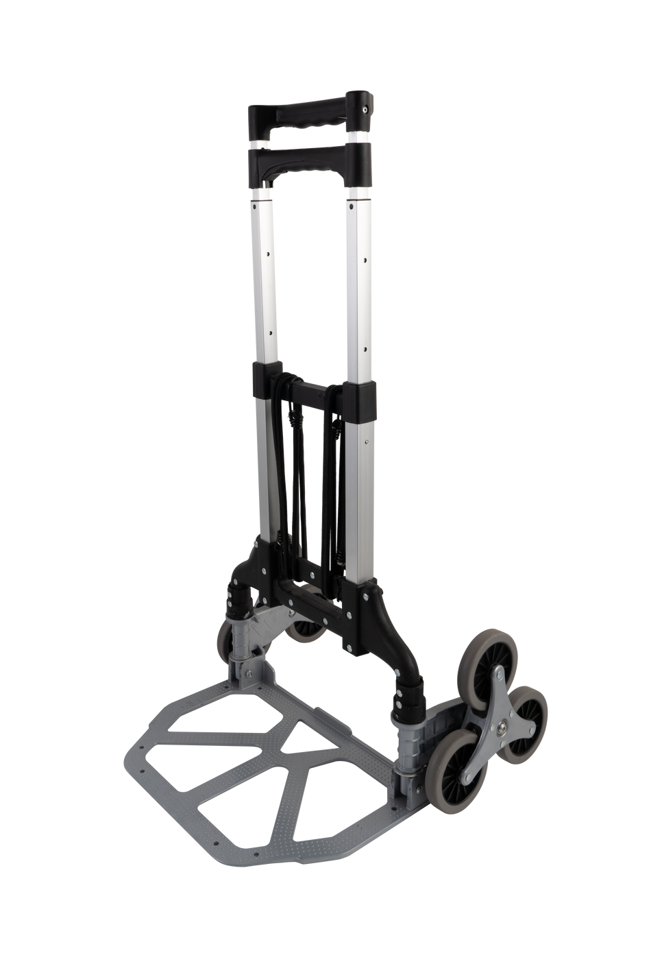 Kendo 90805 Folding Stair Climber Sack Truck 80kg Aluminium Hand Trolley 50Kg Stairs