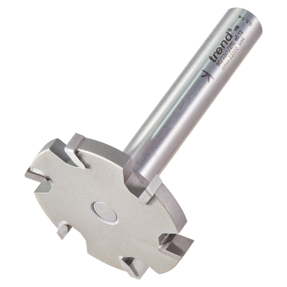 Trend Tools 90/22X1/2TC Six Wing Trimmer 52.3Mm Diameter 6.5Mm Length