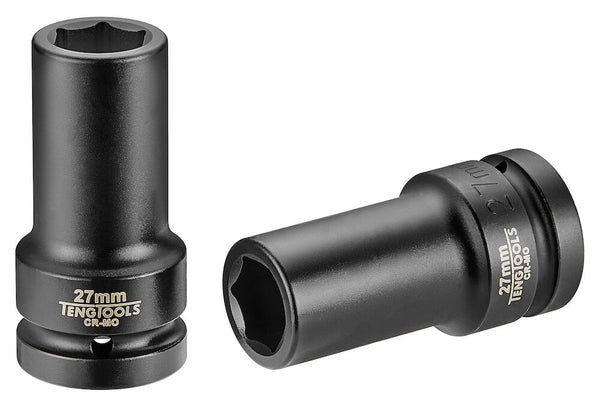 Teng Tools 910630 1" Drive Deep Thinwall Impact Socket 30mm