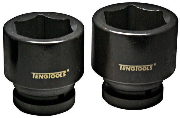 Teng Tools 912050 1-1/2" Drive Regular Impact Socket 50mm