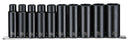 Teng Tools 9126 Impact Socket Set MM Deep ANSI Type 1/2" Drive 12 Piece Set