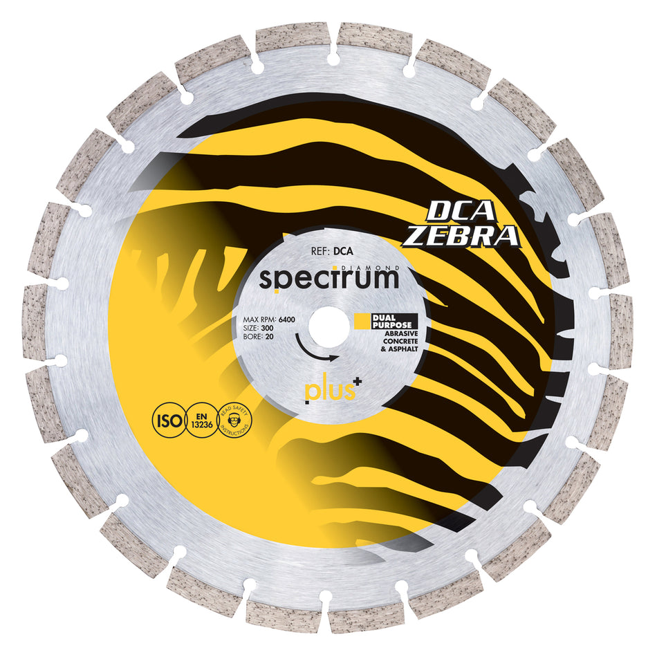 OX Tools OX-DCA300/20 Spectrum Plus Diamond Blade - Abrasive/GP - 300/20mm