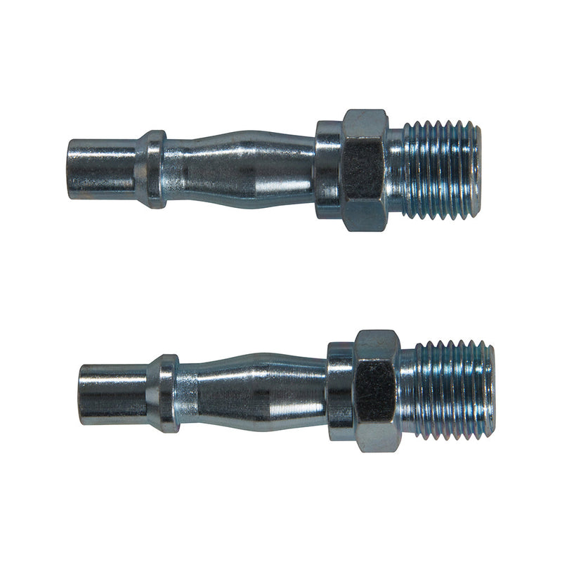 Silverline 918523 Air Line Bayonet Male Thread Coupler 2pk