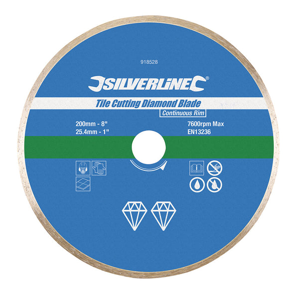 Silverline 918528 Tile Cutting Diamond Blade