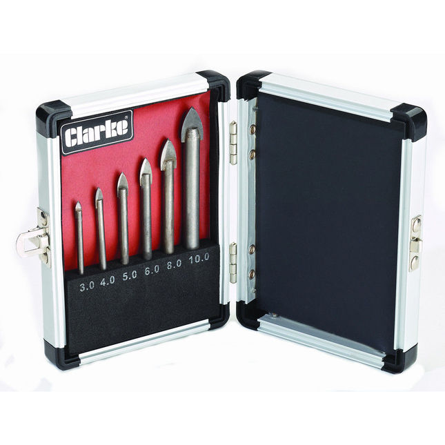 Clarke 1801704 CHT704 6 Piece Glass Drill Bit Set