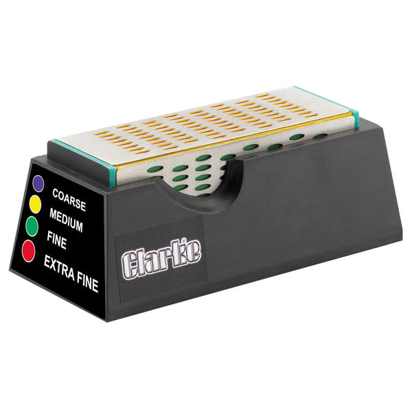 Clarke 1801593 CHT593 4 Sided Diamond Sharpener