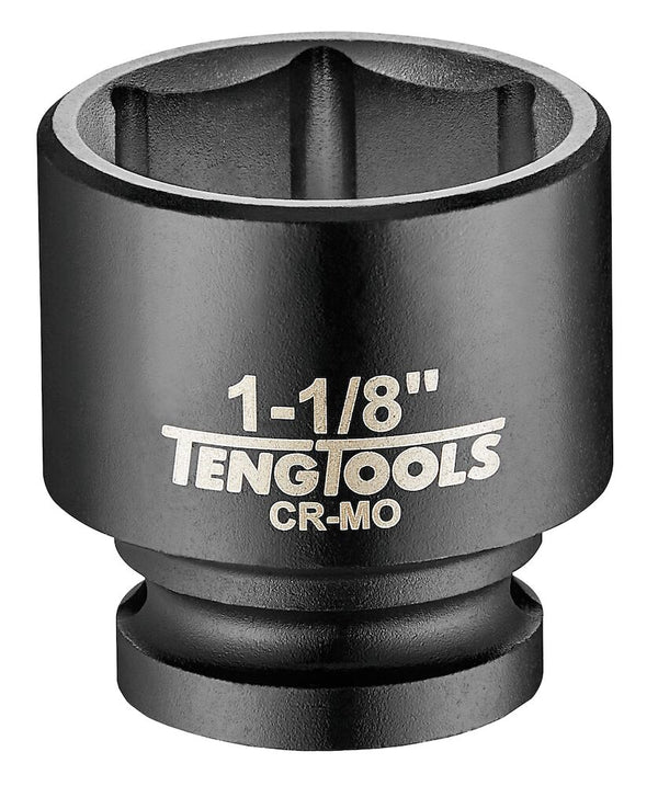 Teng Tools 920122 1/2" Drive Regular Impact Socket 11/16"