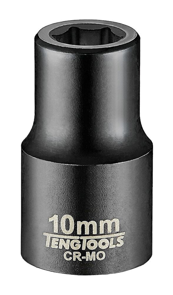 Teng Tools 920519AN 1/2" Drive ANSI Regular Impact Socket 19mm