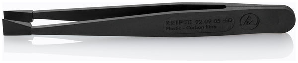 KNIPEX 92 09 05 ESD Plastic Tweezers ESD  115 mm