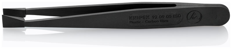 KNIPEX 92 09 05 ESD Plastic Tweezers ESD  115 mm