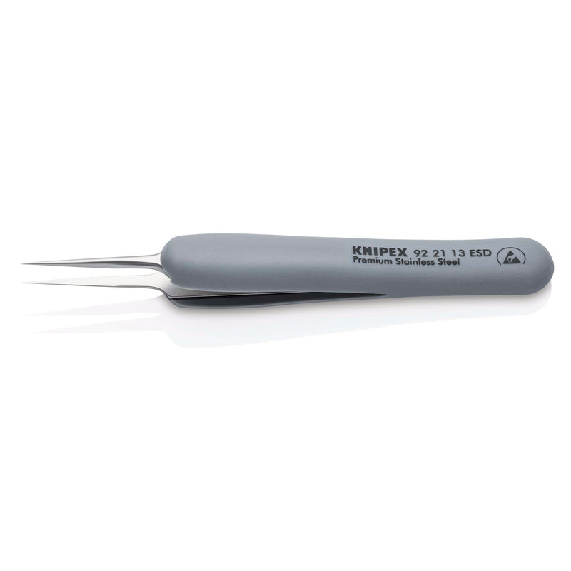 DRAPER 13197 KNIPEX 92 21 13 ESD Precision Tweezers with rubber handles ESD, 112mm