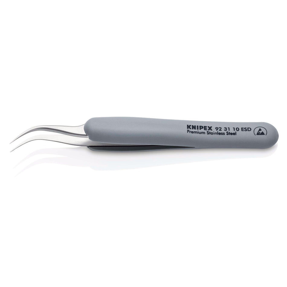 DRAPER 13224 KNIPEX 92 31 10 ESD Precision Tweezers with rubber handles ESD, 122mm