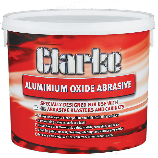 Clarke 3052075 22kg Aluminium Oxide Abrasive Powder- 80 Grit