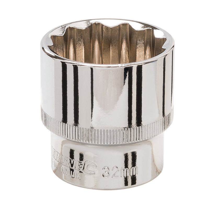Silverline 936009 Socket 1/2" Drive 12pt Metric