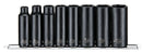 Teng Tools 9386 Impact Socket Set MM Deep 3/8" Drive 8 Piece Set
