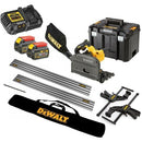 DeWalt DCS520T2-GB 54V XR FLEXVOLT 165 mm Plunge Saw - 2 x 6Ah