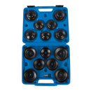 Silverline 952159 Oil Filter Wrench Set 15pce