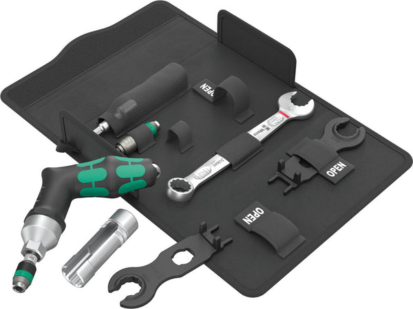 Wera 05136043001 9524 Photovoltaic mounting tool set 1, 7 pieces