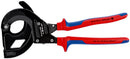 KNIPEX 95 32 315 A Cable Cutter (ratchet action) for steel wire armoured cables (SWA cable) with multi-component grips black lacquered 315 mm