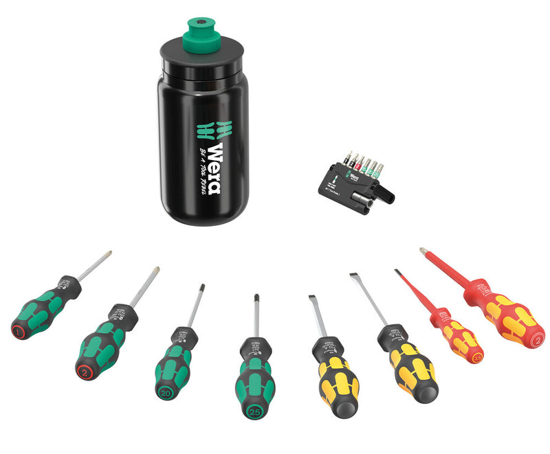 Wera 05100028001 9540 Kraftform XL Bottle Set, 17 pieces