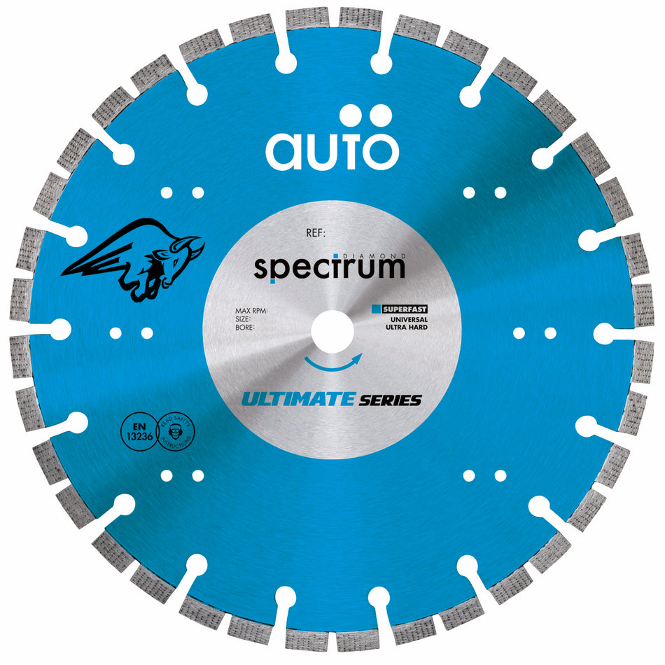 OX Tools OX-ZX10-450/25 Ultimate Auto Diamond Blade - Universal / Hard - 450/25mm