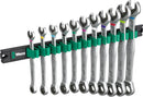Wera 05020014001 9630 Magnetic rail 6000 Joker 1 Ratcheting combination wrenches set, 11 pieces
