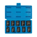 Silverline 970814 Impact Socket Set 1/2" Drive 6pt Metric 10pce