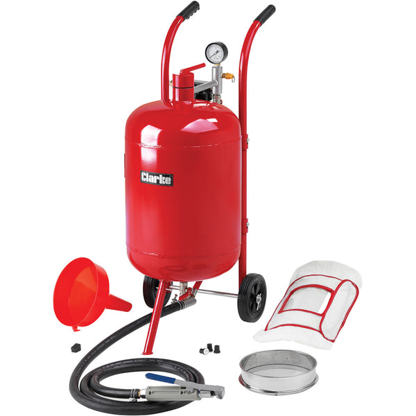 Clarke 7640133 CPSB100B 32L Pressurised Sandblaster