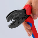 KNIPEX 97 52 42 SB PreciForce¨ Crimping pliers for MC4/MC4 EVO 2 connectors with non-slip plastic grips burnished 220 mm