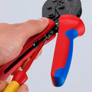 KNIPEX 97 52 42 SB PreciForce¨ Crimping pliers for MC4/MC4 EVO 2 connectors with non-slip plastic grips burnished 220 mm