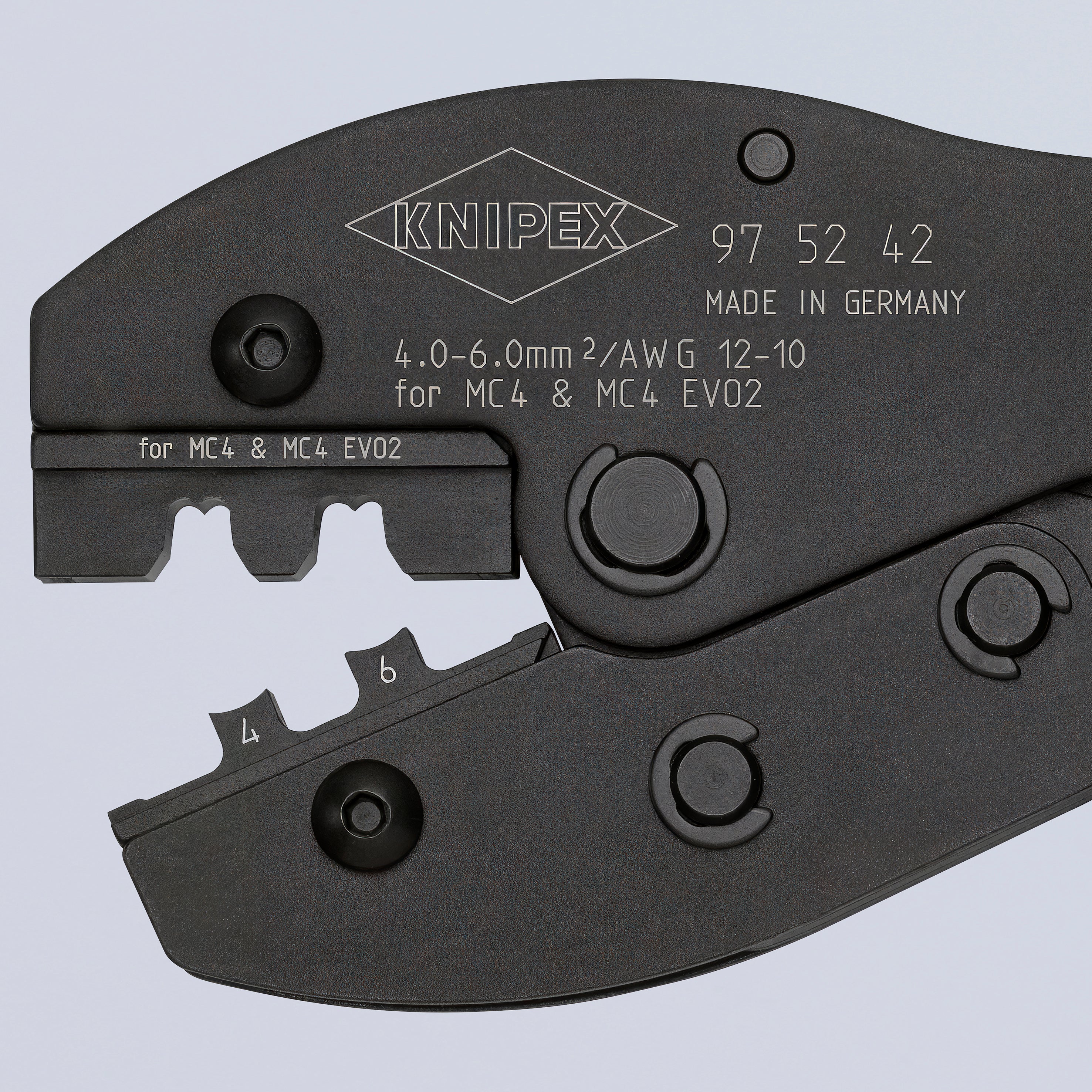 KNIPEX 97 52 42 SB PreciForce¨ Crimping pliers for MC4/MC4 EVO 2