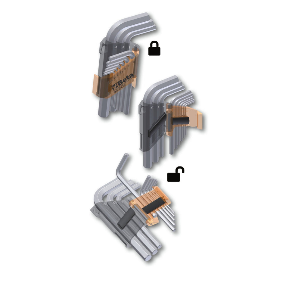 BETA 970164 97BTX/SC8-8 WRENCHES 97BTX WITH DISPLAY