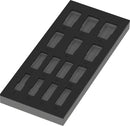 Wera 05137317001 9828 Foam insert Zyklop B 3/8" Impaktor Deep socket set 1, without tools, 172 x 30 x 392 mm
