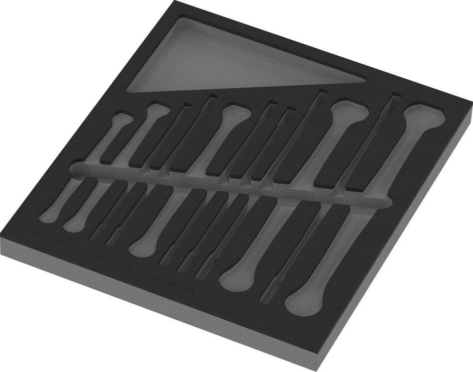 Wera 05137335001 9835 Foam insert 6007 Joker 11 set 1, without tools, 172 x 30 x 392 mm