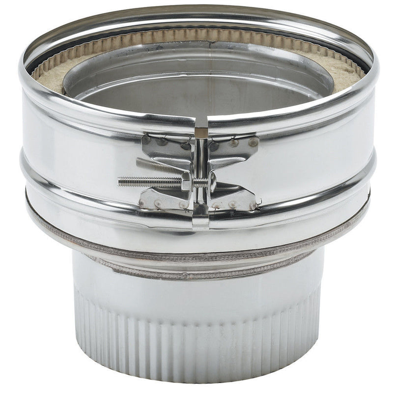 Clarke 6911260 6" to 6" Appliance Connector Vitreous to Stainless