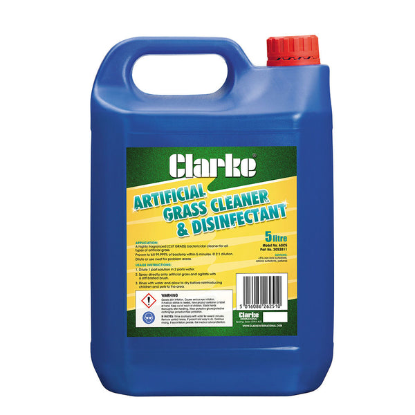 Clarke 3052811 AGC5 Artificial Grass Cleaner & Disinfectant 5L