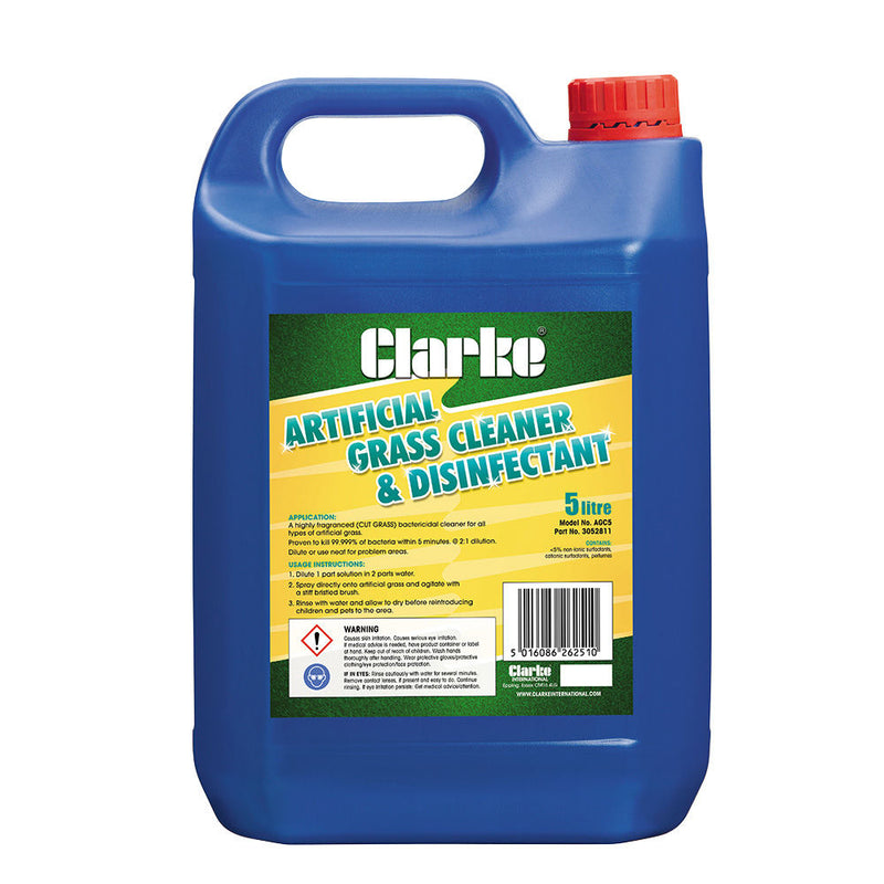 Clarke 3052811 AGC5 Artificial Grass Cleaner & Disinfectant 5L