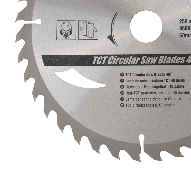 Silverline 991704 TCT Circular Saw Blades 40, 60T 2pk