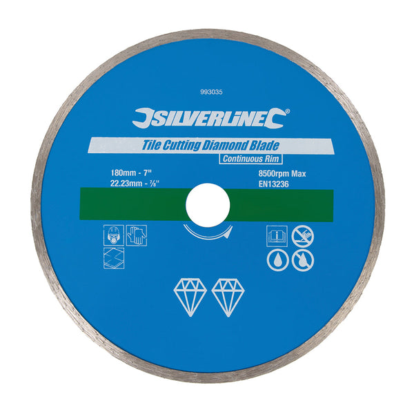 Silverline 993035 Tile Cutting Diamond Blade