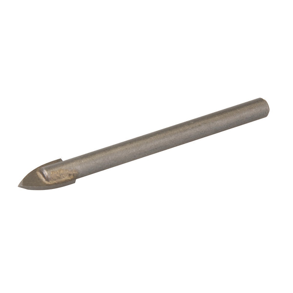 Silverline 993052 Tile & Glass Drill Bit Round Shank