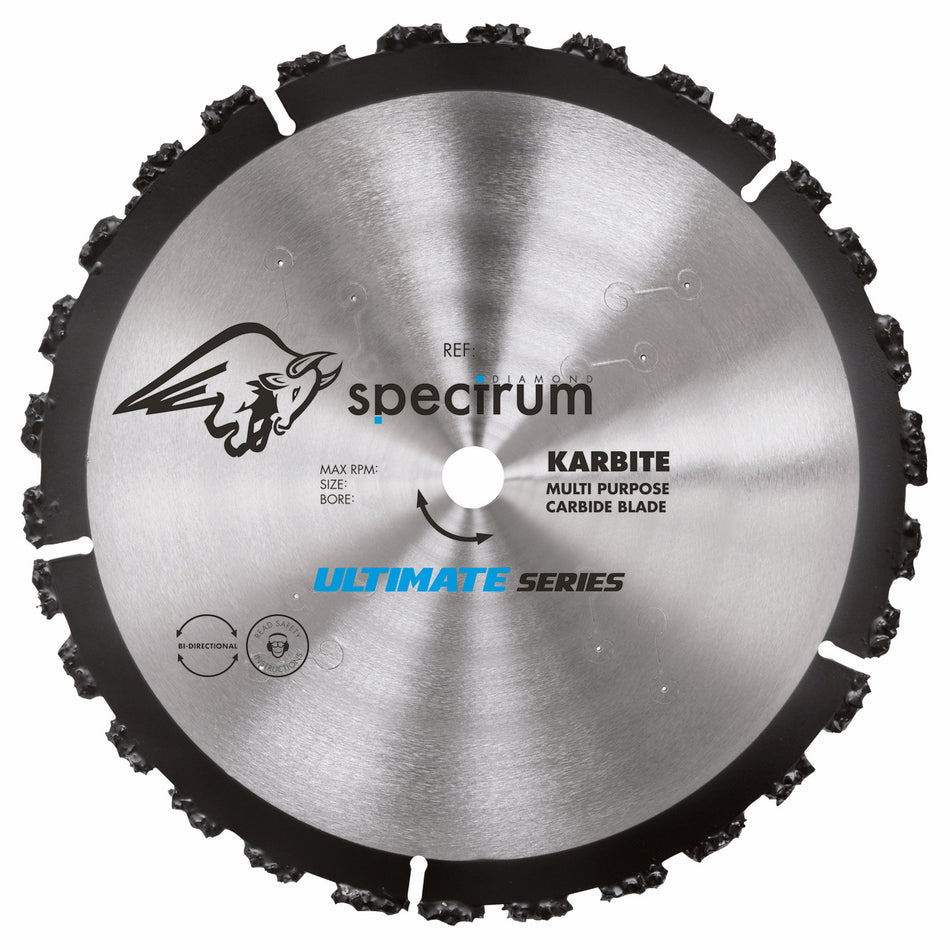 OX Tools OX-KRB300/20 Spectrum Karbite Multi-Purpose Carbide Cluster Blade - 300/20mm