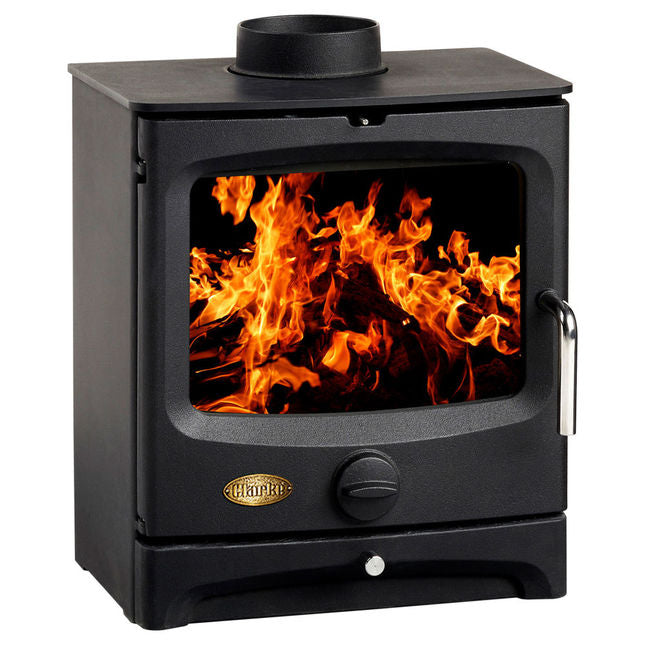 Clarke 6910108 Victoria II 5.1kW  Cast Iron/Steel Multi-Fuel Stove
