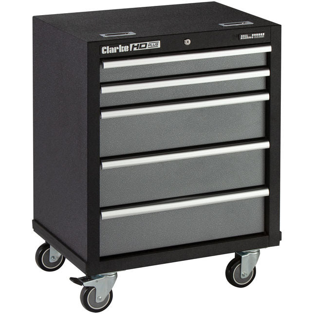 Clarke 7632100 GMS11 Modular 5 Drawer Cabinet with Castors