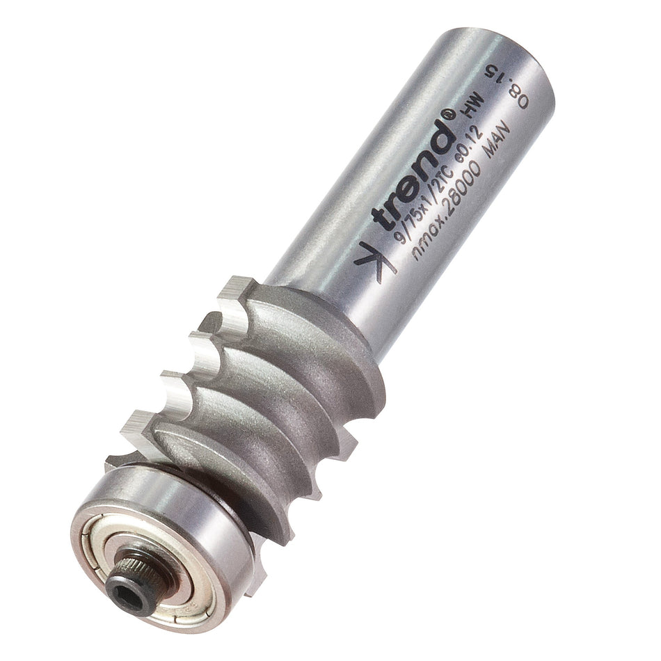Trend Tools 9/75X1/2TC Bearing Guided Multi-Reed Cutter