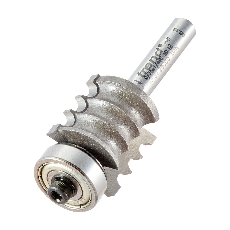 Trend Tools 9/75X1/4TC Bearing Guided Multi-Reed Cutter