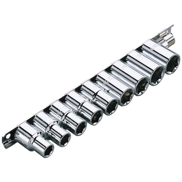 Clarke 1700768 PRO362 9 Piece _" Drive Metric Socket Set 4 -13mm
